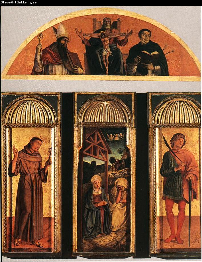 BELLINI, Giovanni Nativity Triptych